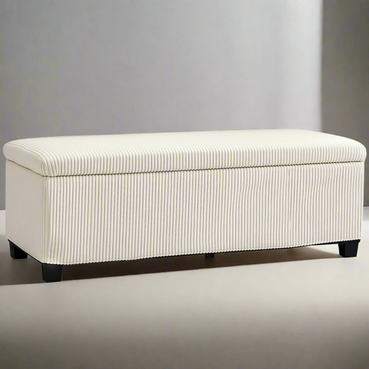 Storage Ottoman Bench, with Removable Lid