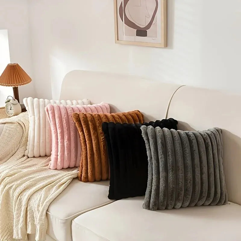 Stripe Corduroy Cushion Case