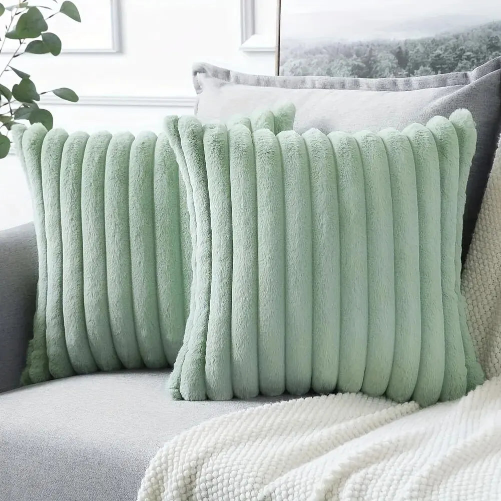 Stripe Corduroy Cushion Case