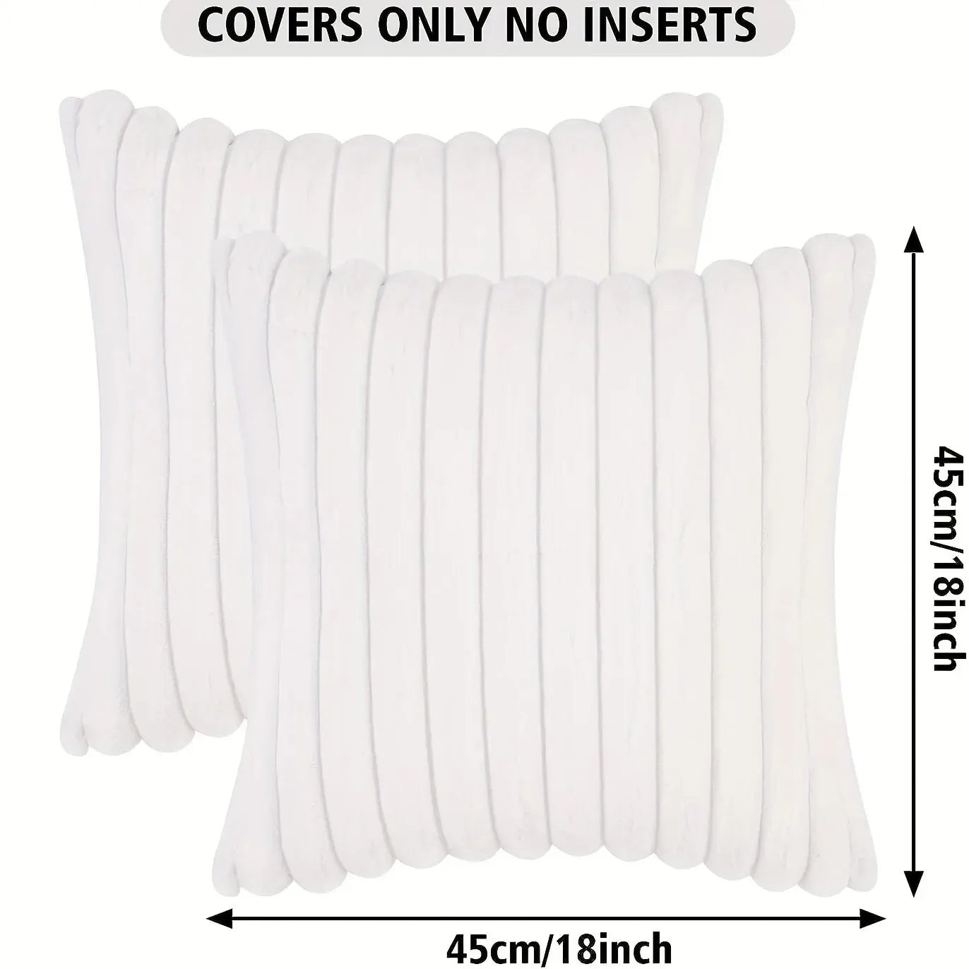 Stripe Corduroy Cushion Case