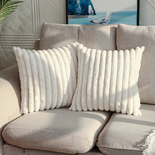 Stripe Corduroy Cushion Case